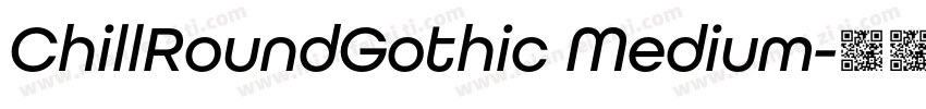 ChillRoundGothic Medium字体转换